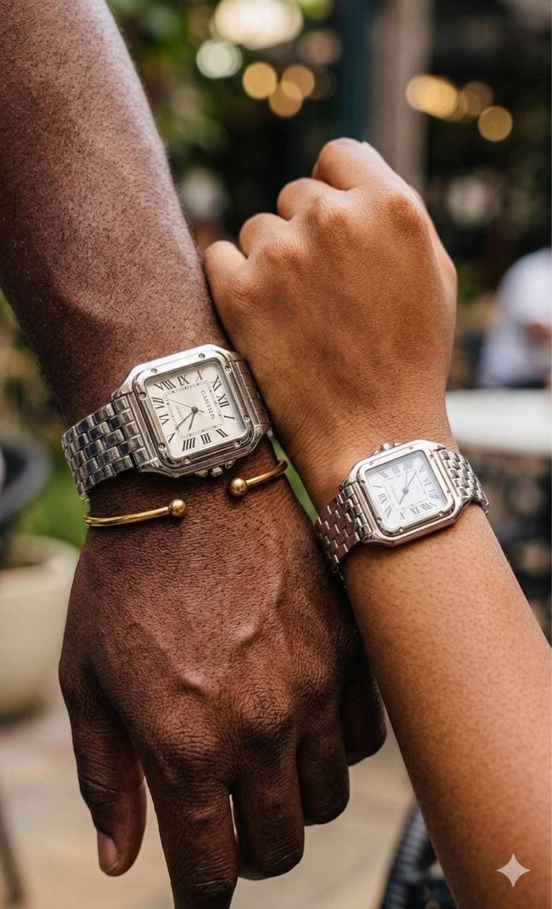 Couples Cartier Wristwatch