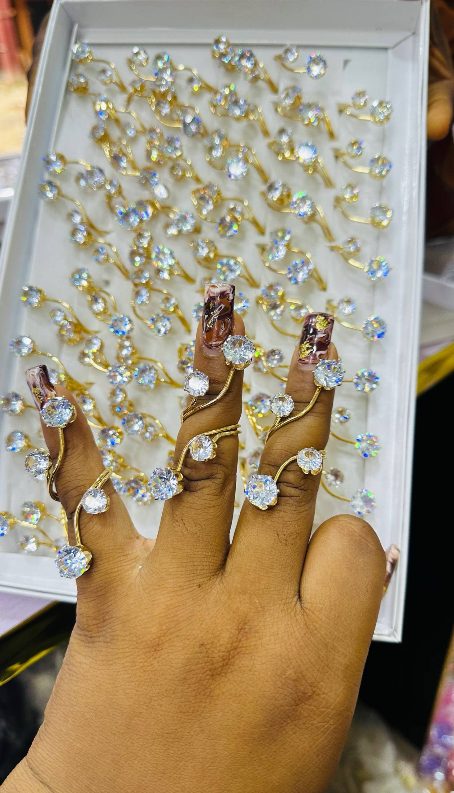 High fashion ring